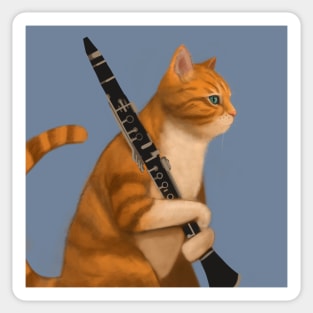 Musical Cat Sticker